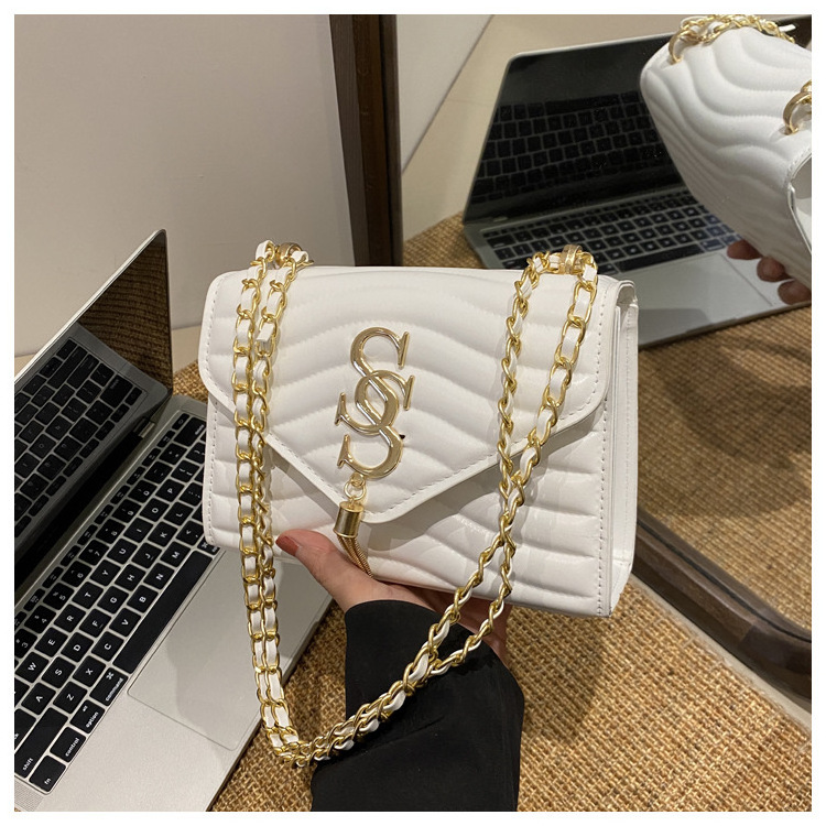 Trend spring new chain messenger handbag sling for women fashionable girls fashion designer bags