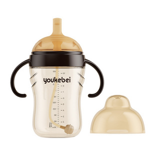 new design Baby Bottle Wide Neck PP Feeding Bottle for Newborn Baby Anti fall