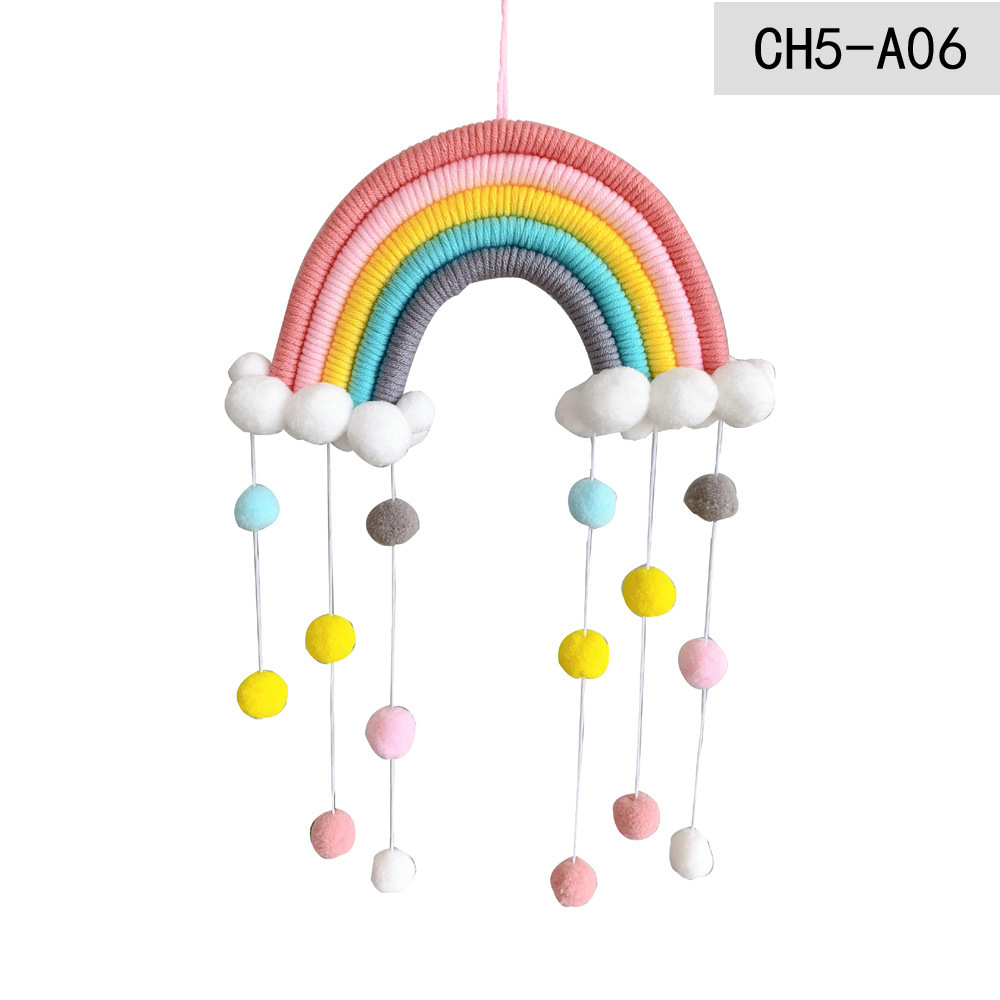 Cloud hanging wall decoration pendants Baby Home Decoration Woven Toddler Gifts Nursery Cute New Wall Woven Decoration