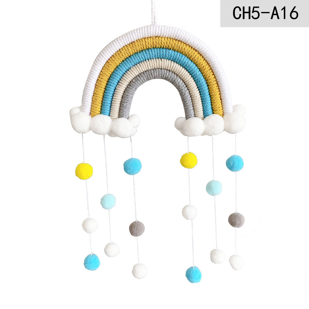 Cloud hanging wall decoration pendants Baby Home Decoration Woven Toddler Gifts Nursery Cute New Wall Woven Decoration