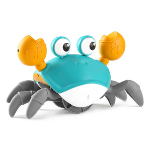 New Arrival Baby Musical Crawling Crab Toy BathToys Wholesale Induction Electric Baby Sensory Toys