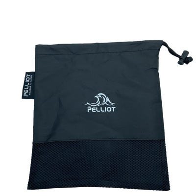 High Quality Custom Printed Polyester Nylon Mesh Bag Drawstring Bag With Single Rope