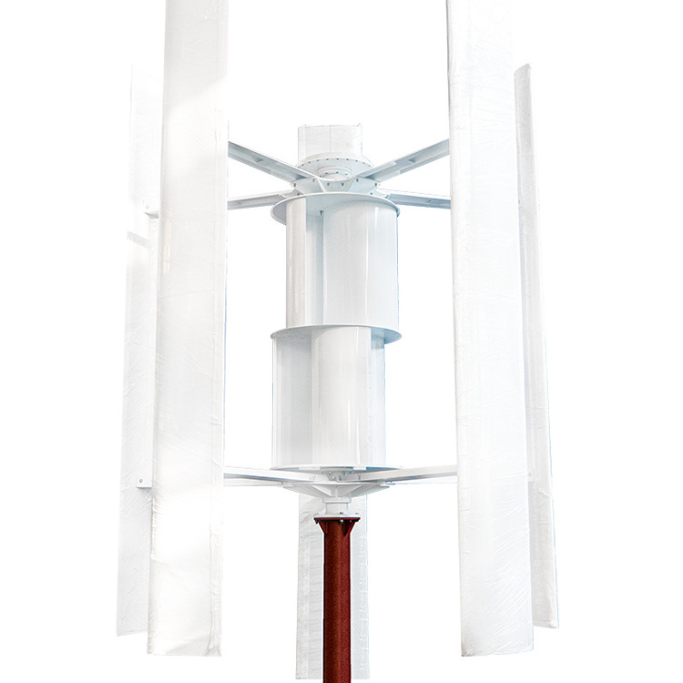 Renepoly Energy 5000W/96-600V High Efficiency and Attractive Vertical Axis Wind Turbine with Low Operating Noise Vawt