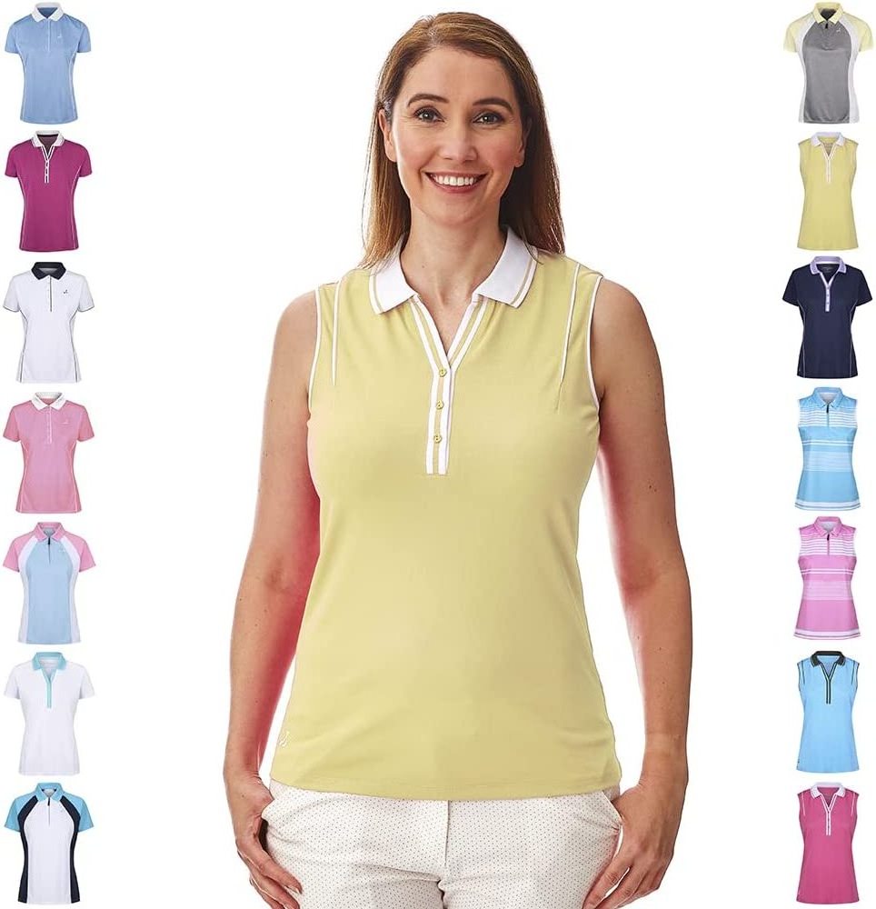 Women Sleeveless Polo Shirt