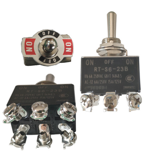 SPST ON-OFF-ON double pole 15 amp 4 way toggle switch