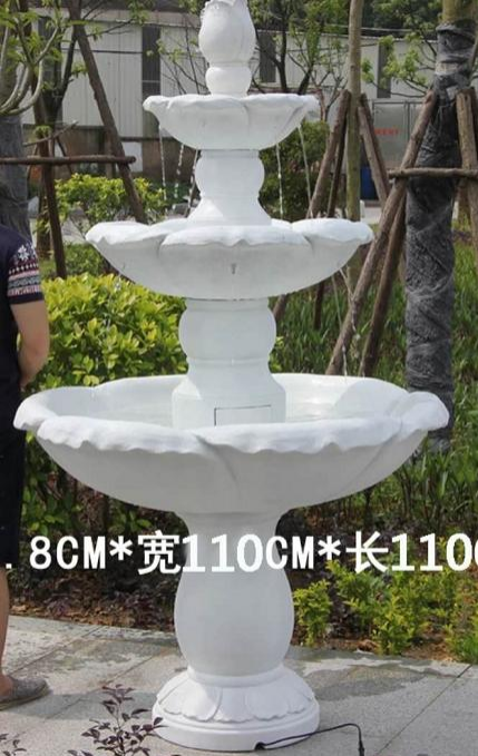 Silicone art flower pot mold human body sculpture fountain molds concrete mold fountain