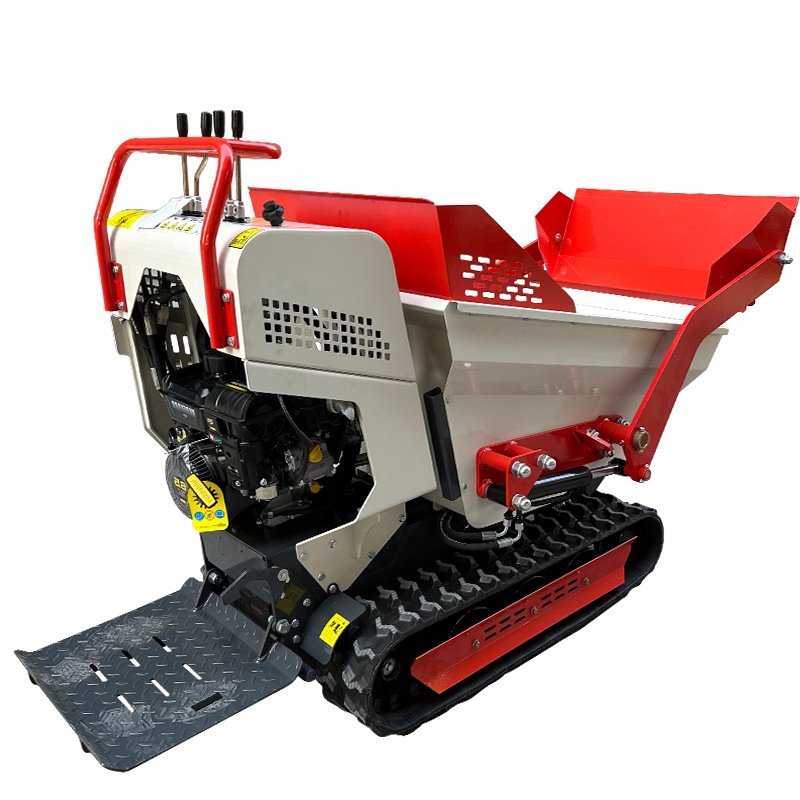 Mini Skid Loader 6.5 horsepower Skid Forklift Multi functional Mini Track Loader