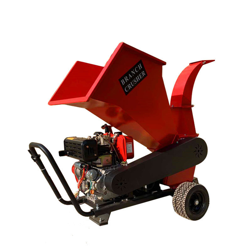 Selling best selling small tobacco leaf shredder leaf shredder wood chip twig shredder Gasoline driven garden branch slicer