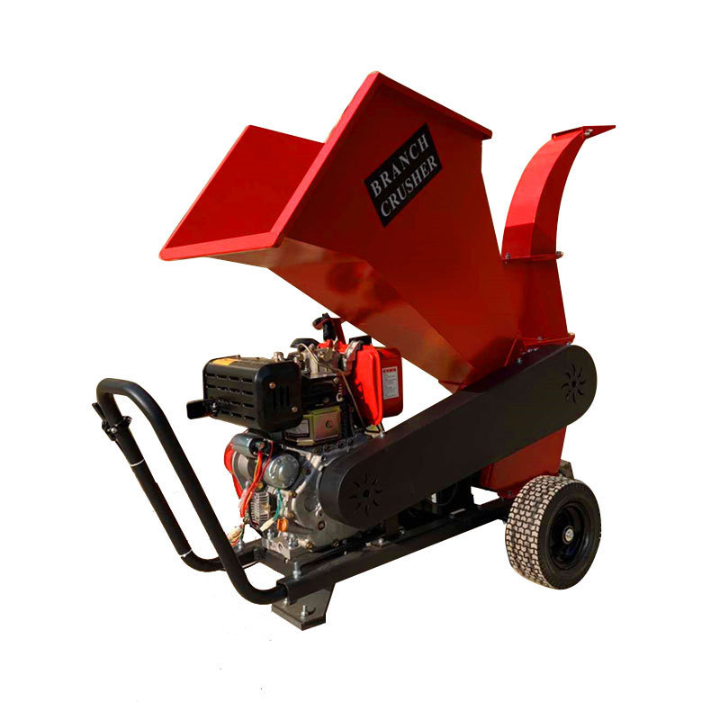 Selling best selling small tobacco leaf shredder leaf shredder wood chip twig shredder Gasoline driven garden branch slicer