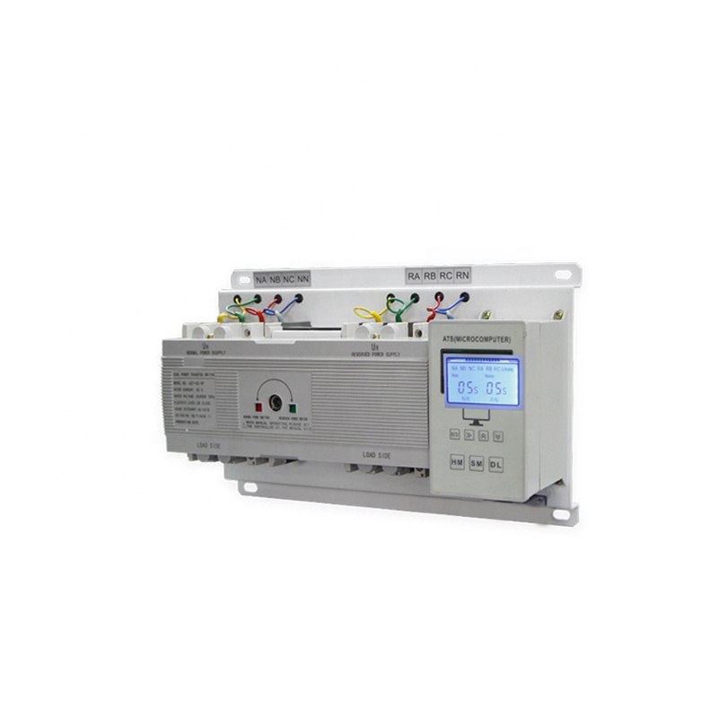 ATSQ2Y Series Intelligent MCCB type double power automatic transfer switch With LCD Display ats mccb