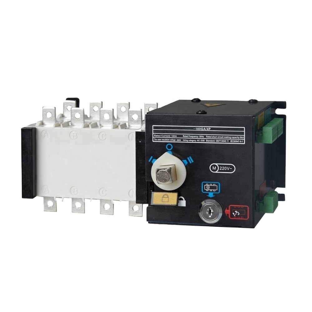 Popular new type 100A 250A 200 amp Double Power Automatic Transfer Switch