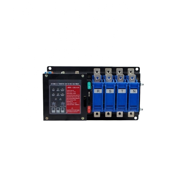 High-Performance 4P 16-125A Automatic Transfer Switch For Generator Changeover Switch