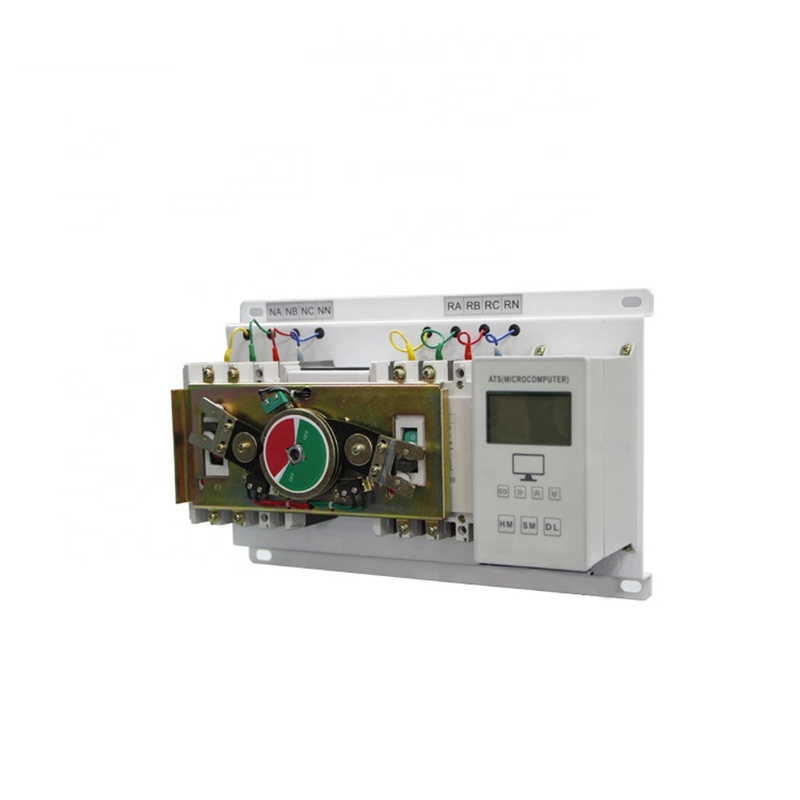 ATSQ2Y Series Intelligent MCCB type double power automatic transfer switch With LCD Display ats mccb