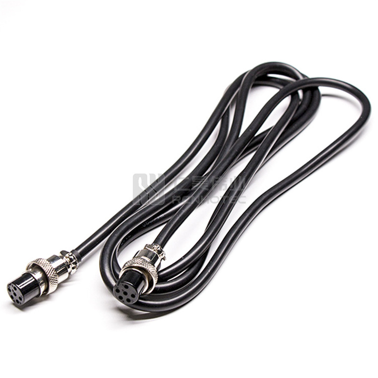 GX12 GX20 GX16 Female Aviation Plug Connector Waterproof Butt Joint 2/3/4/5/6/7/8/9/10 Pin 20cm Brass Wire Cable Air Socket