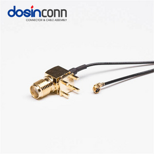 Waterproof SMA PCB Mount Female to IPXE IPEX MHF4 UFL/U.FL/IPX/IPEX Plug RG316 RF Adapter Coaxial Connector Cable Wire Assembly