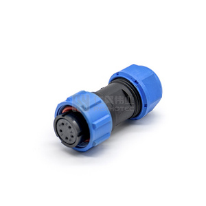 SP17 IP67 2 pin waterproof panel mount connector Weipu 3 4 5 7 9 pin Industrial waterproof connector for streetlight