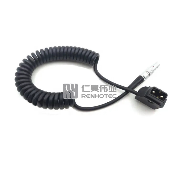 Hot Sale D Tap Cable 2pin Male Female to FGG Plug Connector for Teradek ARRI RED Camera