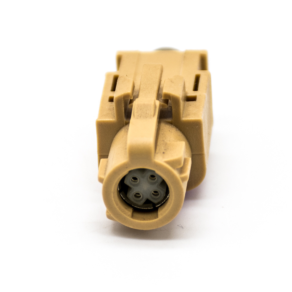 Fakra 4 Pin Beige J Code HSD Female Car Connector for LVDS