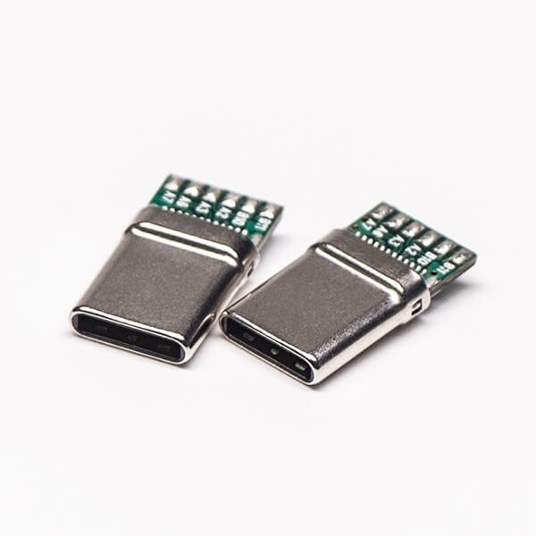 Custom Plug USB Type C Connector Type-C 24pin 24 Pin 3A PCB Female Male Socket Plug 3.0 3.1