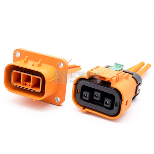 3 Pin Waterproof Male Automotive Electrical Wiring Connector X02-S03