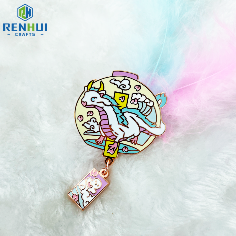 Manufacturer Lovely Cartoon Anime Pins Custom Pins Metal Logo 2d 3d Soft Hard Enamel Pin for Hat Clothing