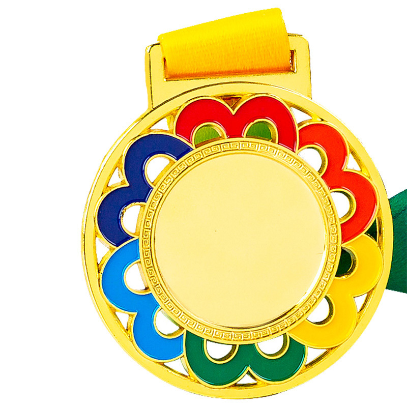 Wholesale Cheap Design Zinc Alloy 3D Gold Award Custom Dance Fiesta Metal Sport Medal for Sublimation