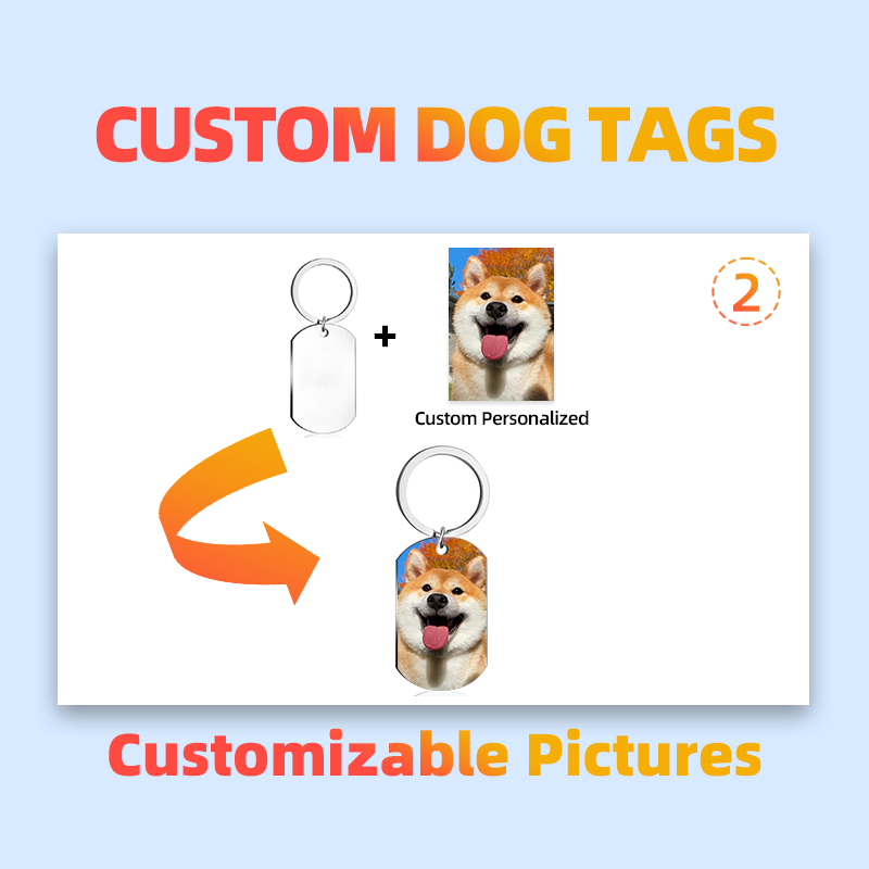 Custom Logo Aluminium Blank Titanium Tages Engraveable Blanks Flat Laser Engraved Metal Crafts Custom Dog Tags To Engrave