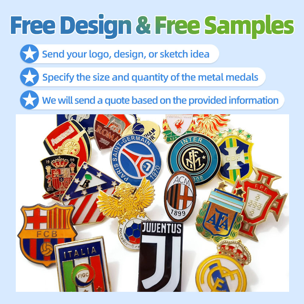 Custom Logo 2D 3D Soft Hard Metal Crafts Wholesale Custom Lapel Pin Badge Enamel Pins