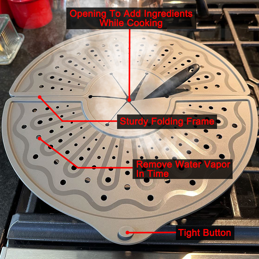 universal kitchen non-stick grease coffee splatter guards cover silicon for cooking nonstick silicone frywall oil splatter guard