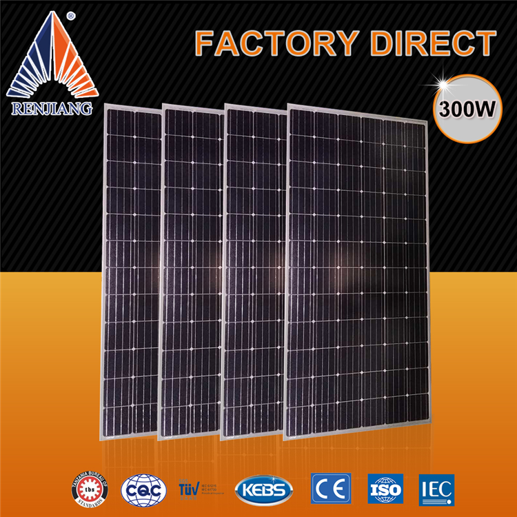 High rise building roof usage 300w 300 watt solar panel price bangladesh/philippines pv monocrystalline solar panel 300w