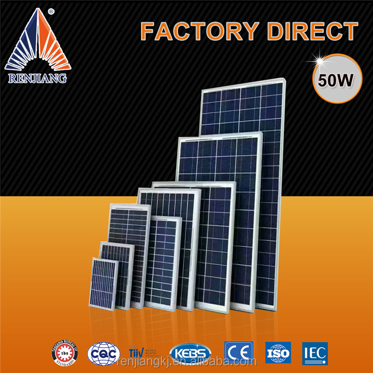 Poly 12V solar panel 5w 10w 20w 30w 40w 50w 60w 70w 80w 90w 100w