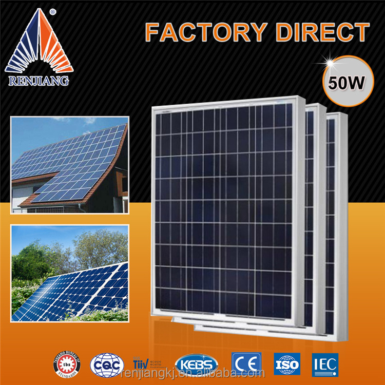 Poly 12V solar panel 5w 10w 20w 30w 40w 50w 60w 70w 80w 90w 100w