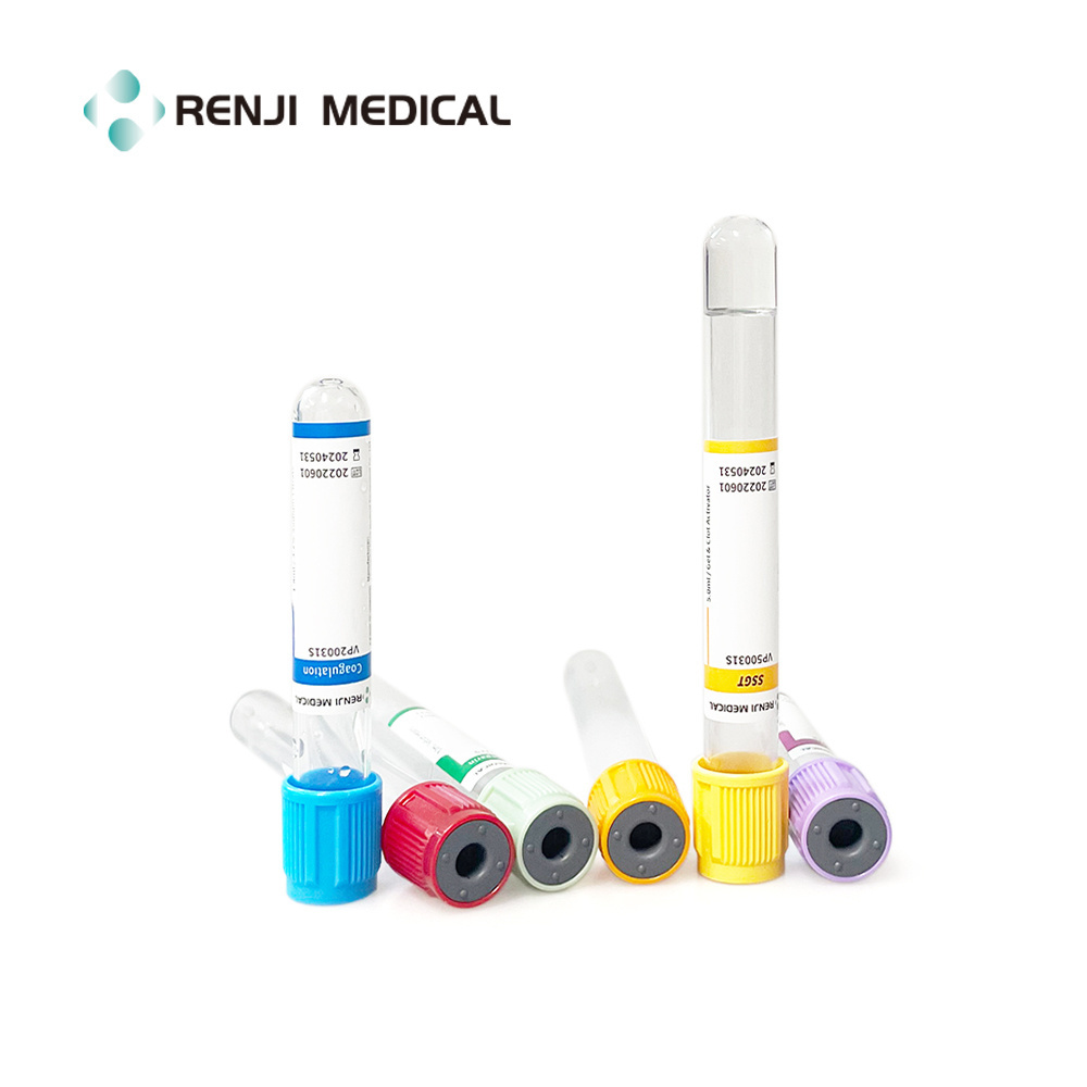 Vacuum Disposable Plastic Heparin Edta K2 K3 Blood Sample Collection Tubes