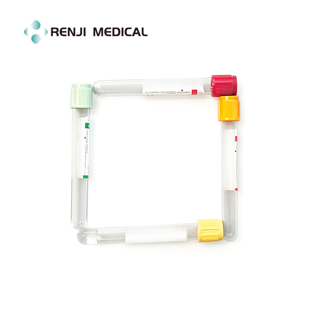 Vacuum Disposable Plastic Heparin Edta K2 K3 Blood Sample Collection Tubes