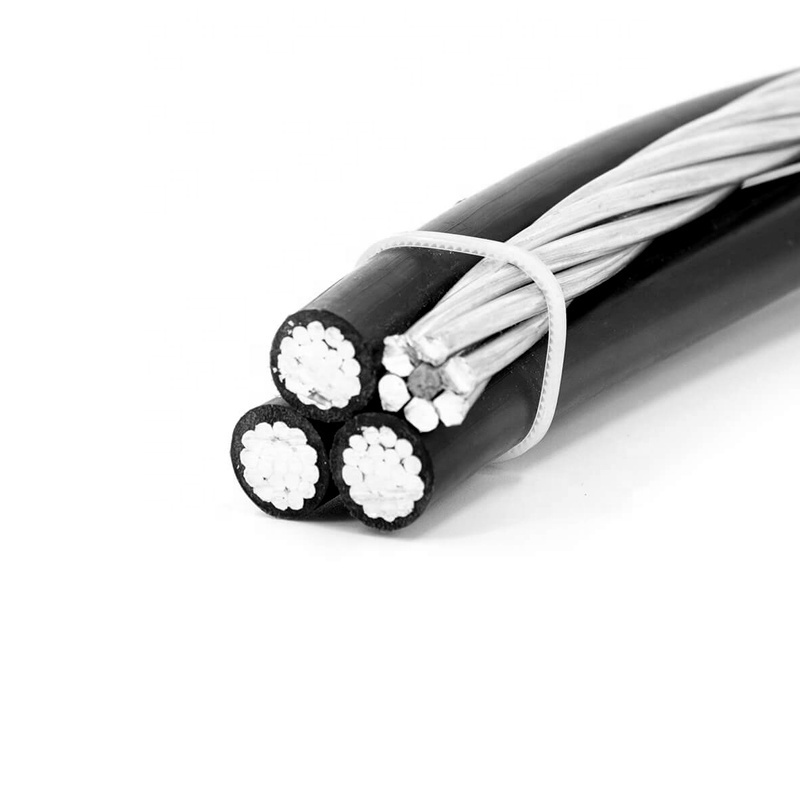 10 mm 35 mm 50mm 95mm abc aluminium conductor aerial bundled electrical wires cables 3 phase overhead power cable