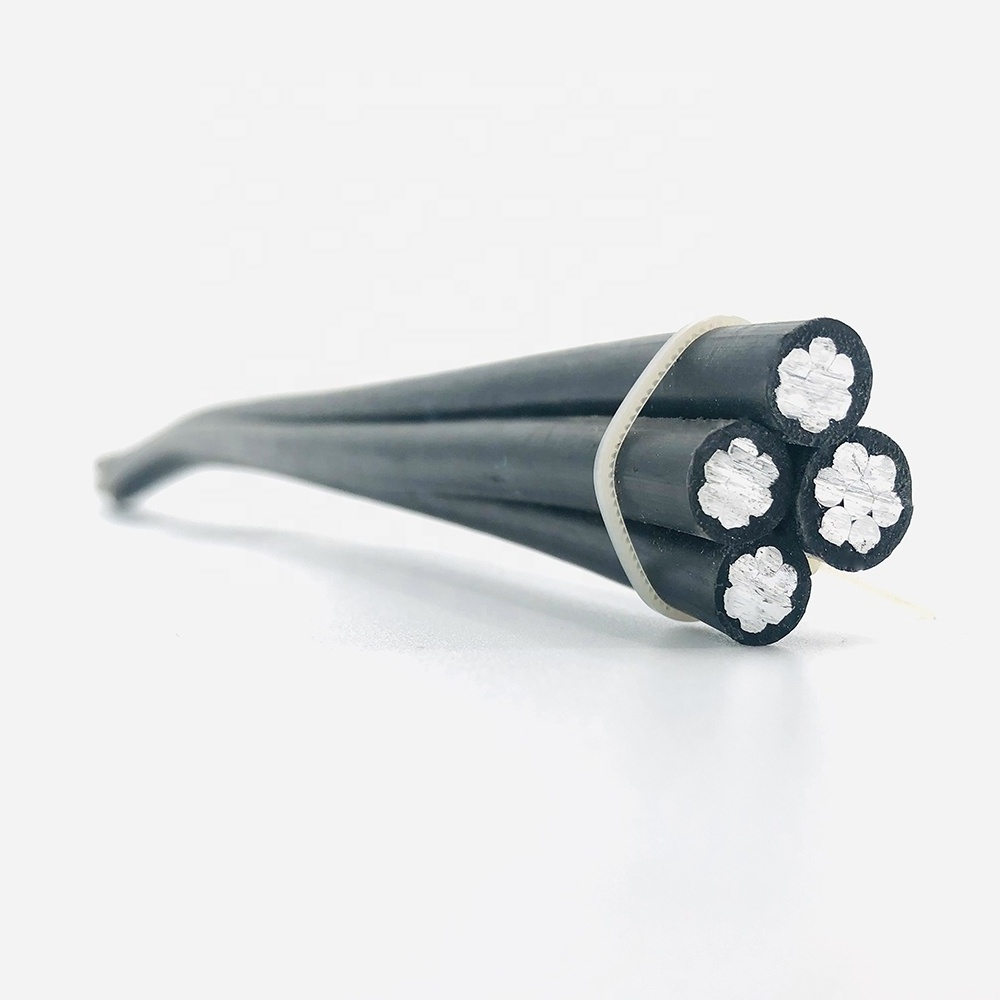 10 mm 35 mm 50mm 95mm abc aluminium conductor aerial bundled electrical wires cables 3 phase overhead power cable