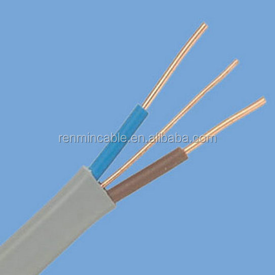 pvc insulated copper electrical wire 2.5mm flat twin and earth electrical cable