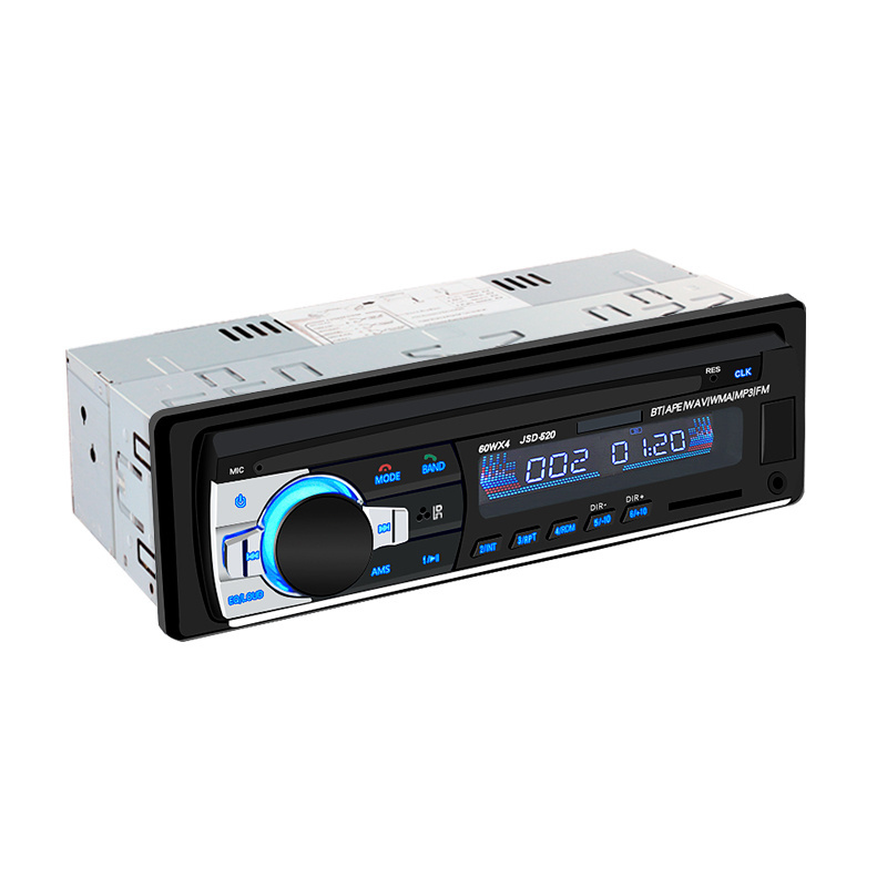 Car MP3 Player Stereo Autoradio Car Radio BT 12V In-dash 1 Din FM Aux In Receiver USB MP3  JSD-520