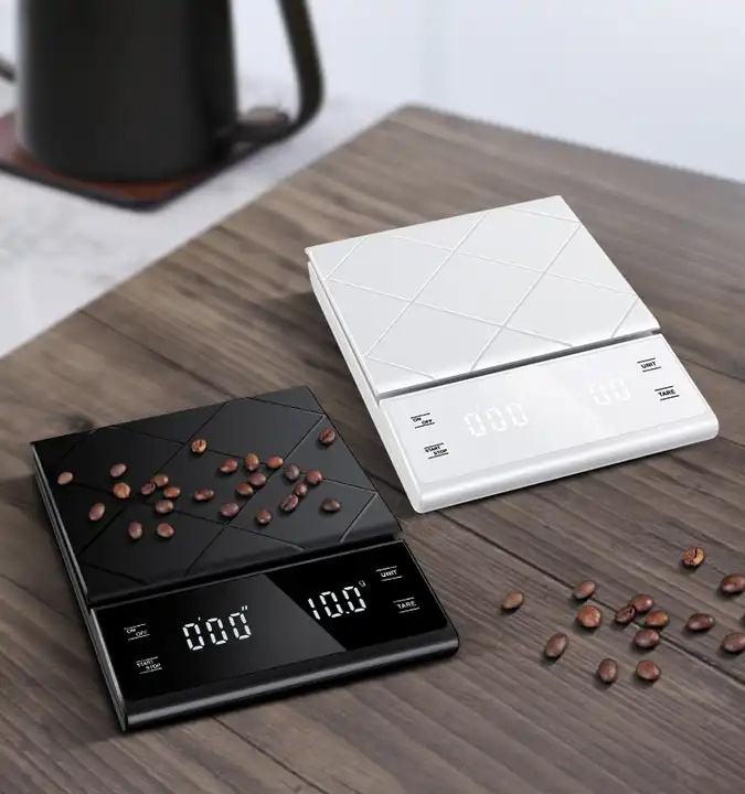 High Accuracy  Electronic Mini Smart Digital Best Coffee Scale  0.1g/3Kg Kitchen Coffee Scale Timer