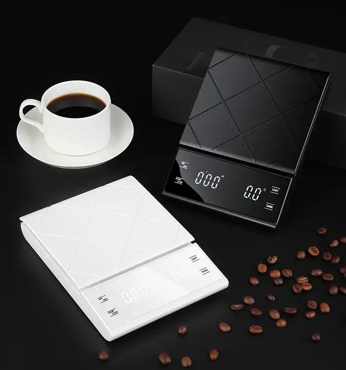 High Accuracy  Electronic Mini Smart Digital Best Coffee Scale  0.1g/3Kg Kitchen Coffee Scale Timer