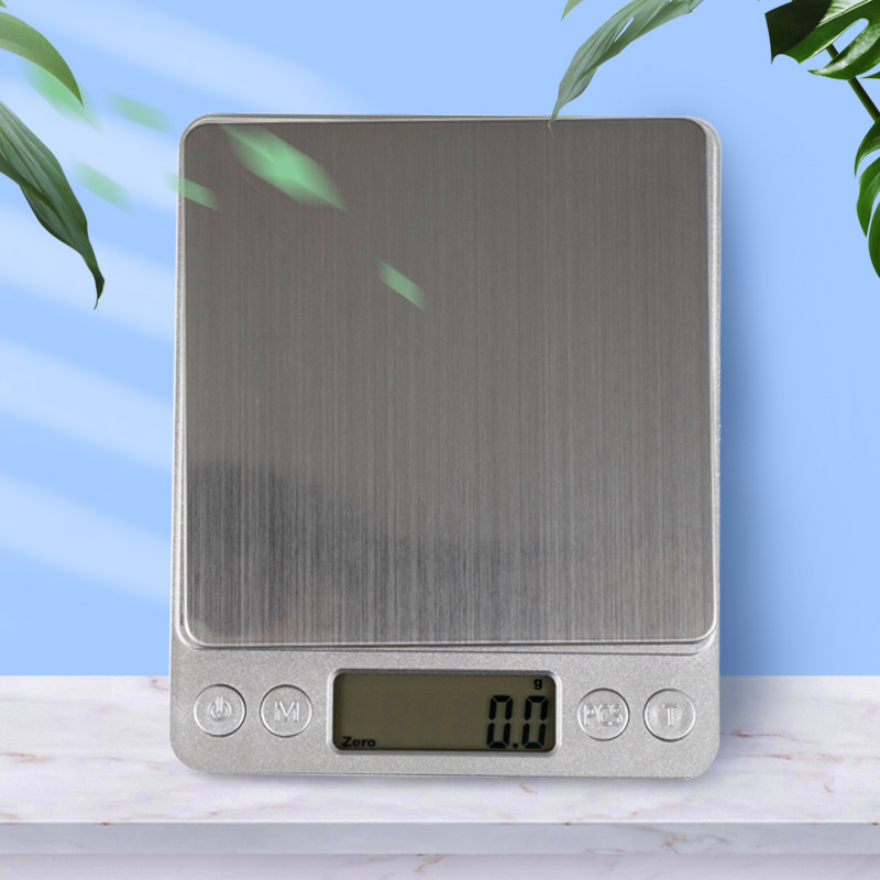 Factory Supply Mini 2kg 3kg ABS Stainless Steel Electronic Scale  Smart Digital Food Weighing Kitchen Scale