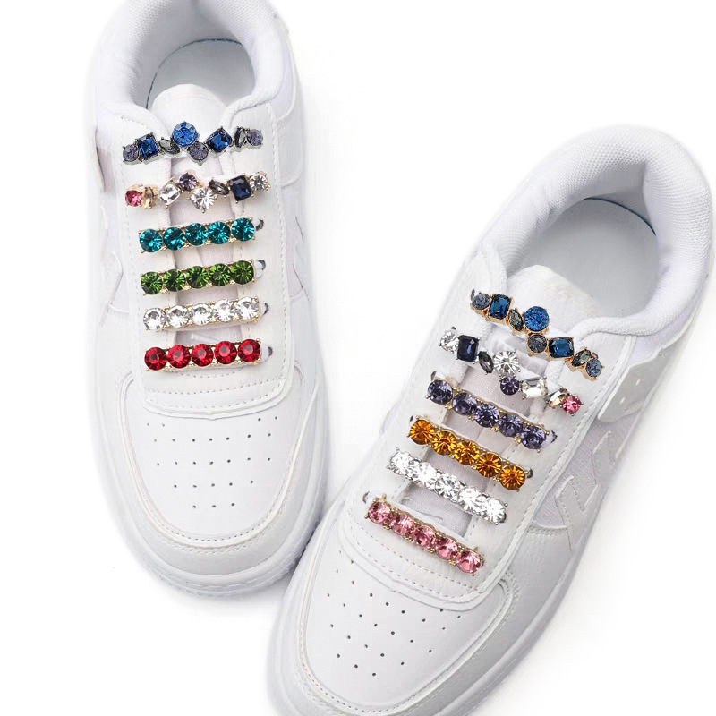 Colorful Metal Shoelace Tag Shoe Lace Clip Shoelace Charms Sneaker Lace Accessories BestSuppliers