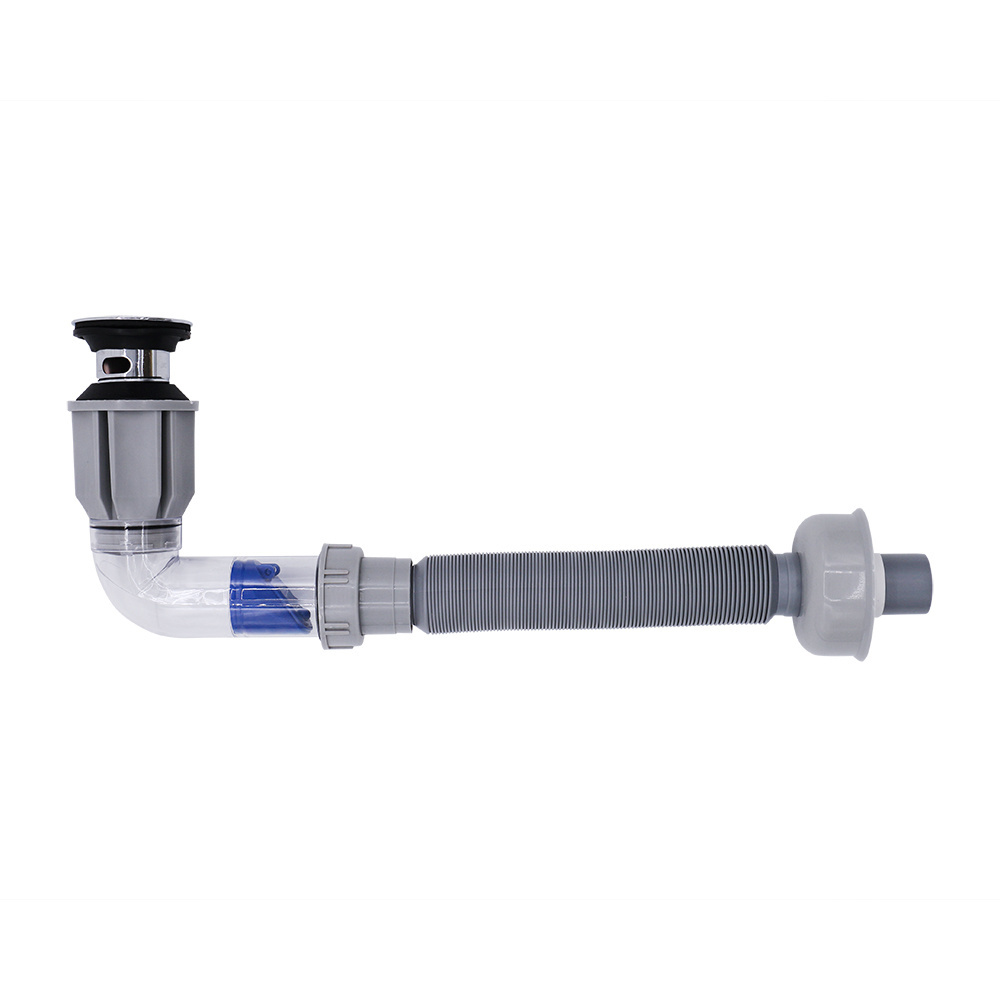 Universal anti-blocked drain filter, washbasin cap, plug and bath valve in stainless steel