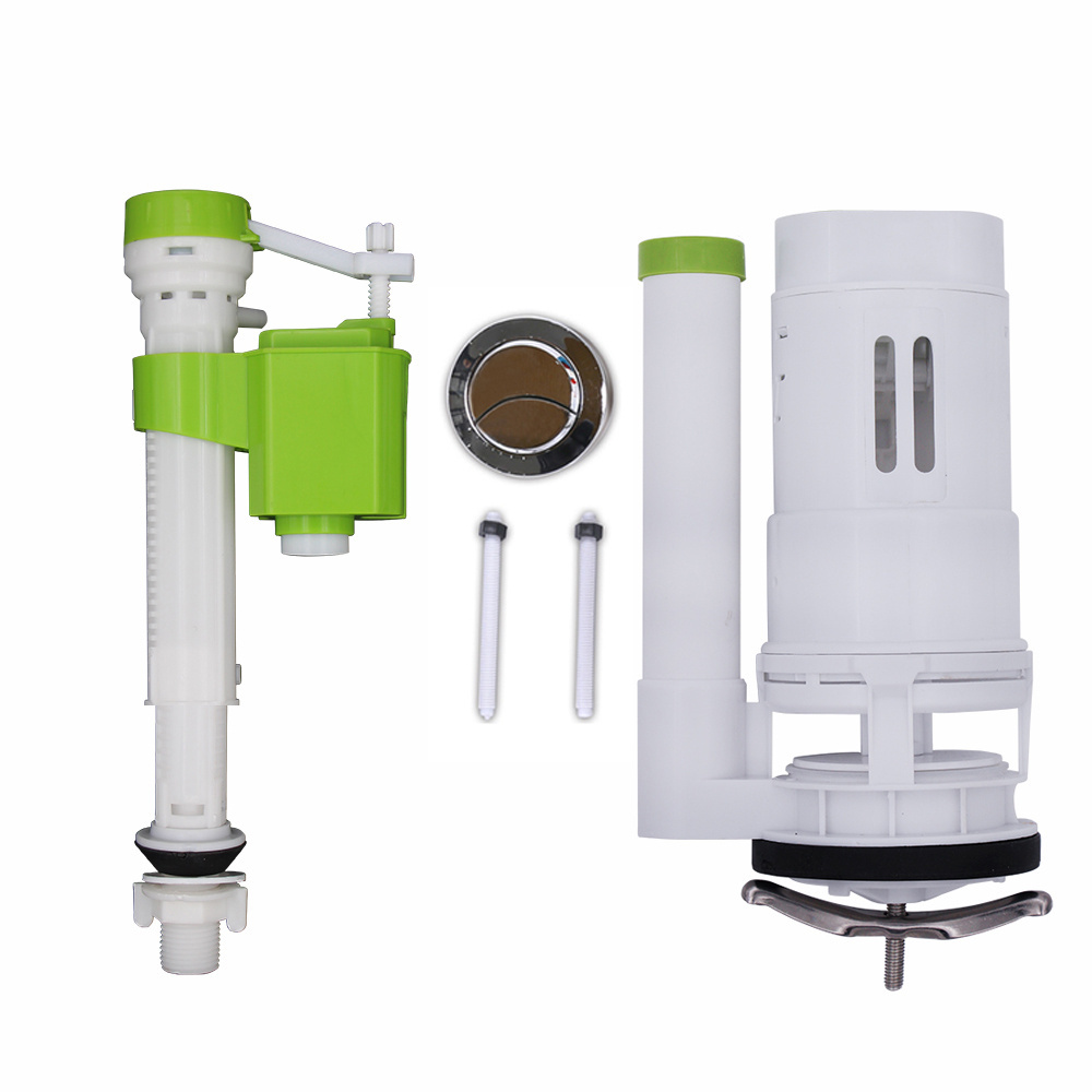 Toilet Dual Flush Valve with Push Button Toilet Fill Valve Dual Flush Toilet Repair Kit Fill Valve Replacement Kit