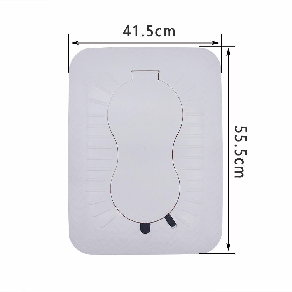 WC Ceramic squatting pan cover easy to clean durable sanitary public squatting toilet pan lid