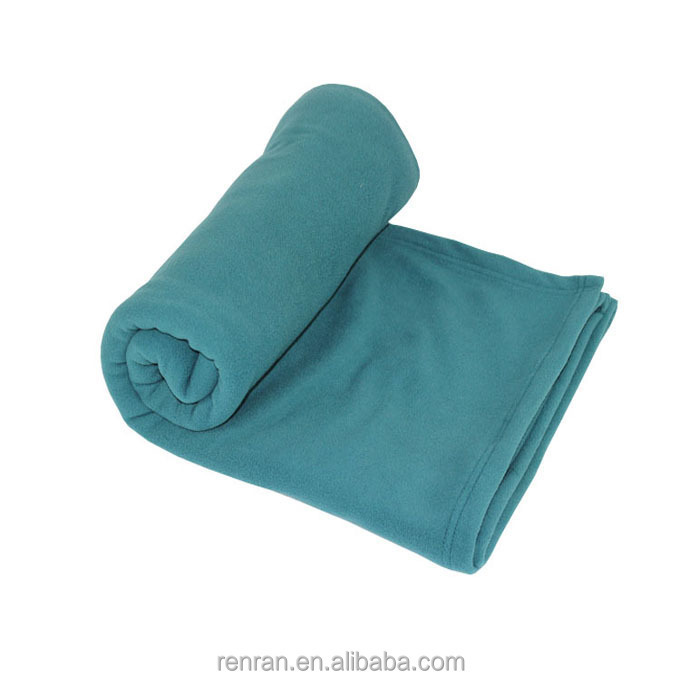 100% polyester cheap knitted polar fleece blankets in bulk