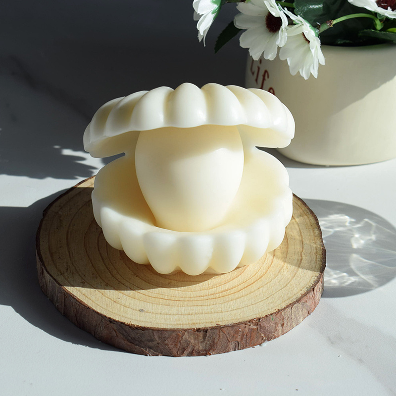 Aromatherapy Plaster Scallop Tools Mould Big Clam Shell Pearl Conch Candle Mold for DIY Candle Making