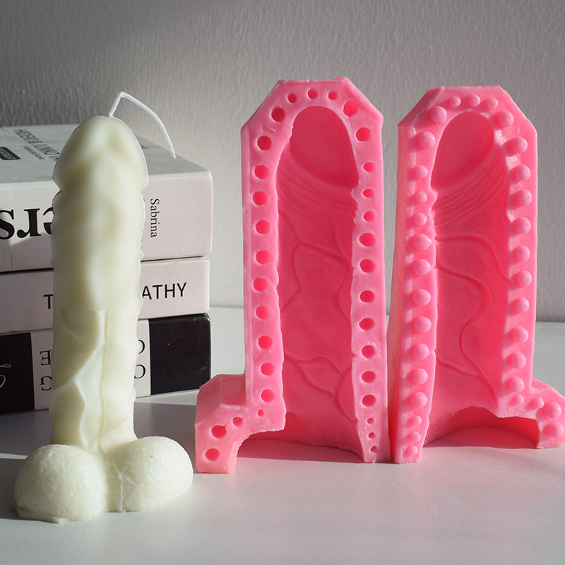 Penis Shaped Candle Mold 3d Penis Silicone Cake Molds Genital Mould Diy Detailed Penis Vagina Candle Mold