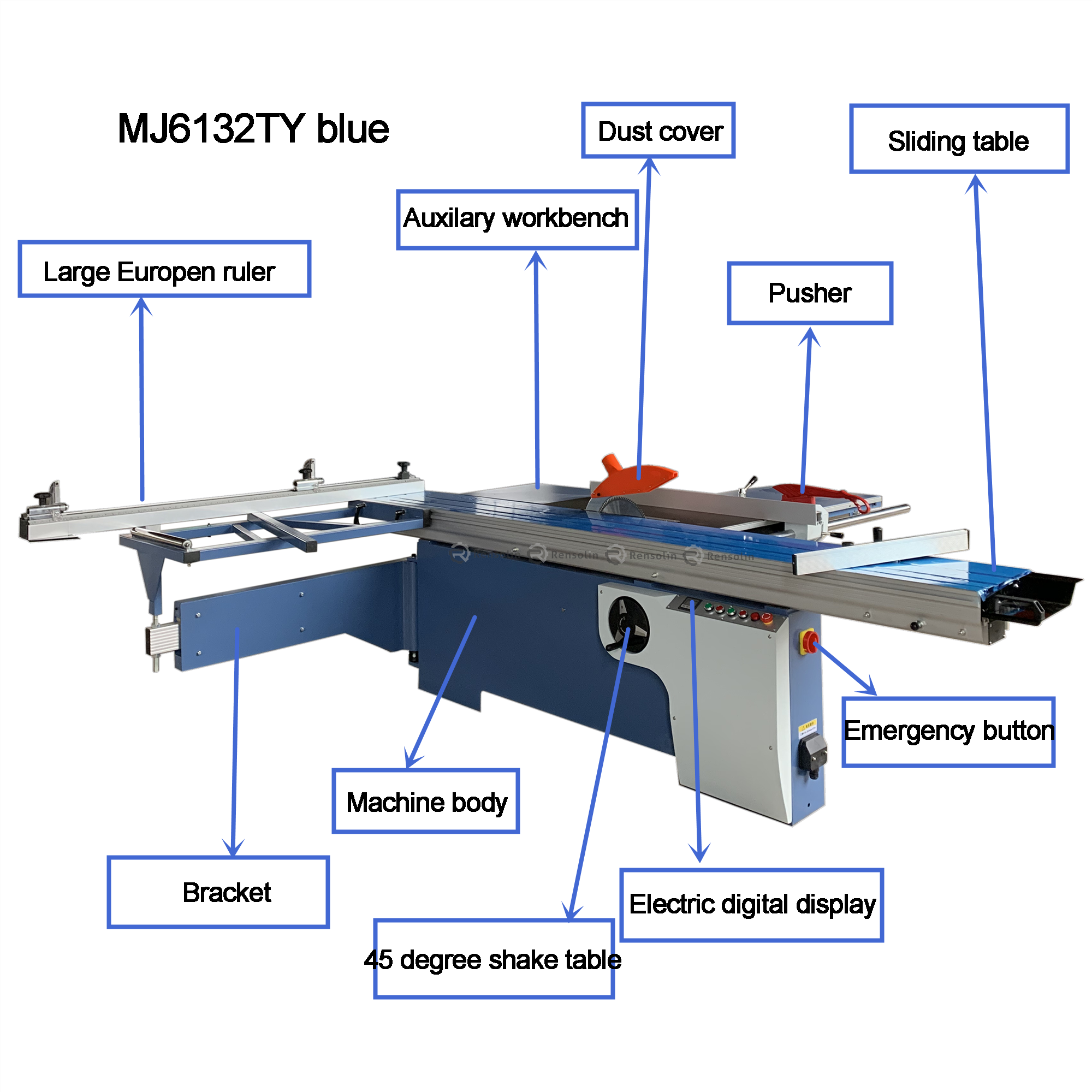 wood cutting machine double blade sliding table saw wood saw machines