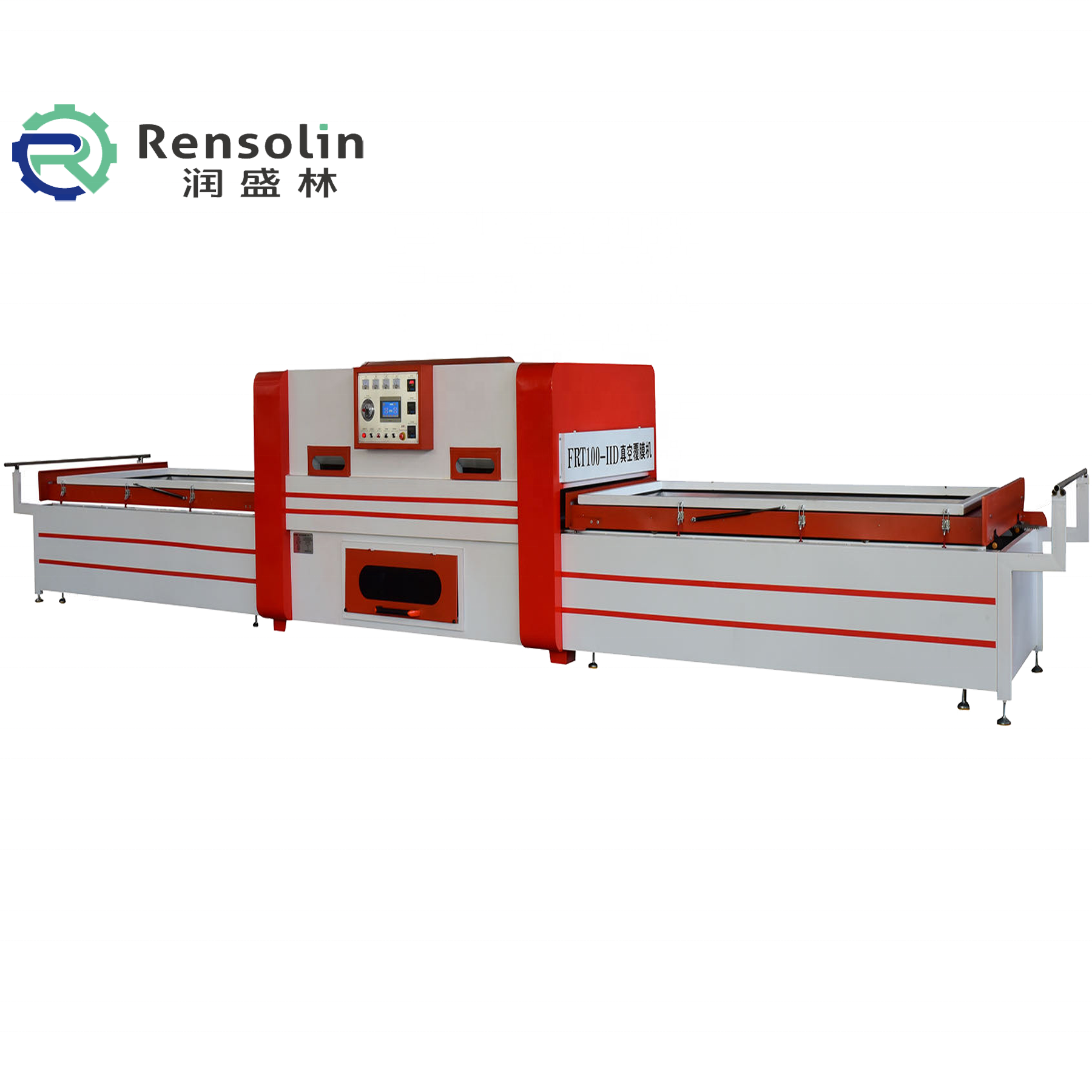 Automatic vacuum membrane press machine pvc  film veneer paper foil mdf door making vacuum membrane press machine